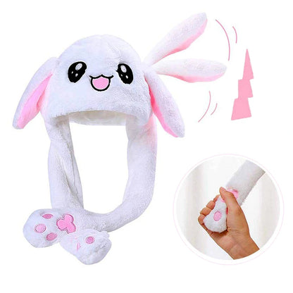 Cute Bunny Ears Hat Moving Rabbit Soft Jumping