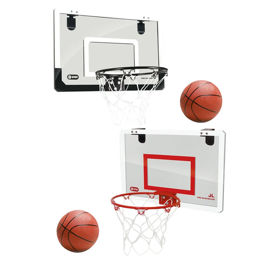 Kids Hanging Basketball Hoop Indoor Door Wall Mounted Set with Pump