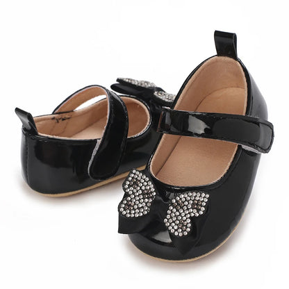 Fashionable And Cute Butterfly Solid Color Baby Girl Sandals