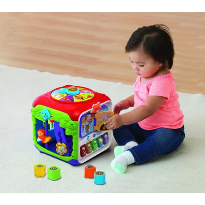 Sort and Discover Activity Cube, Learning Toy for Baby Toddler