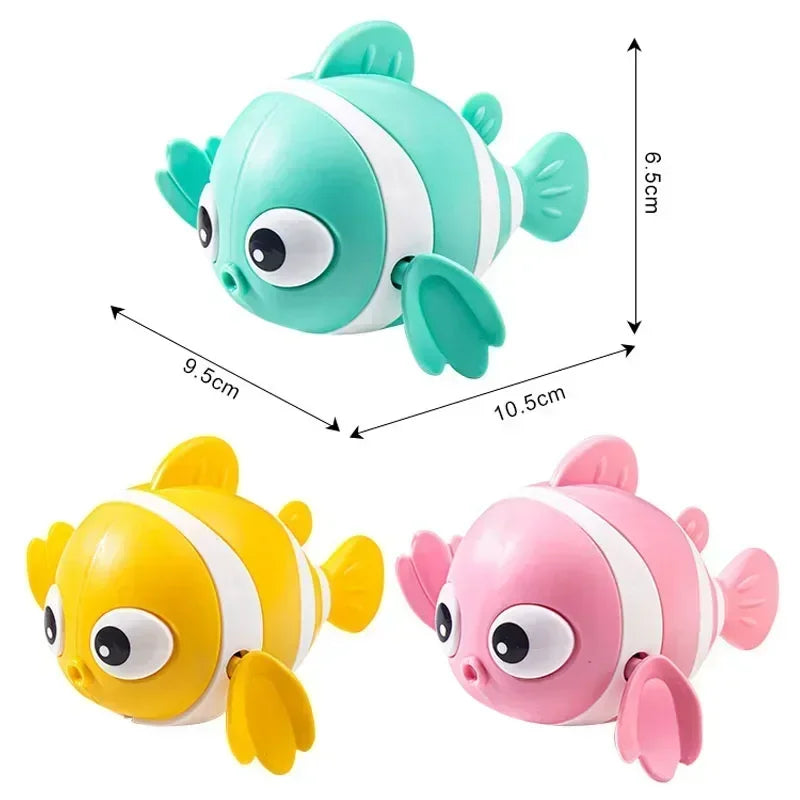 Baby Bath Toys, Cute Swimming Clown Fish Bath Toy,