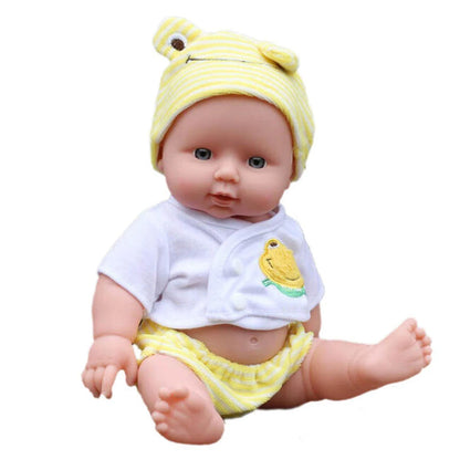 Vinyl Dolls Reborn Baby Girls Handmade Lifelike Toys w/Cloth Educational