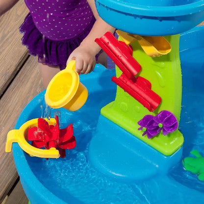 Toddler Water Table, Outdoor Kids Water Sensory Table, Ages 1.5+ Years Old, 13 Piece Water Toy Accessories, Toy Gift for Kids