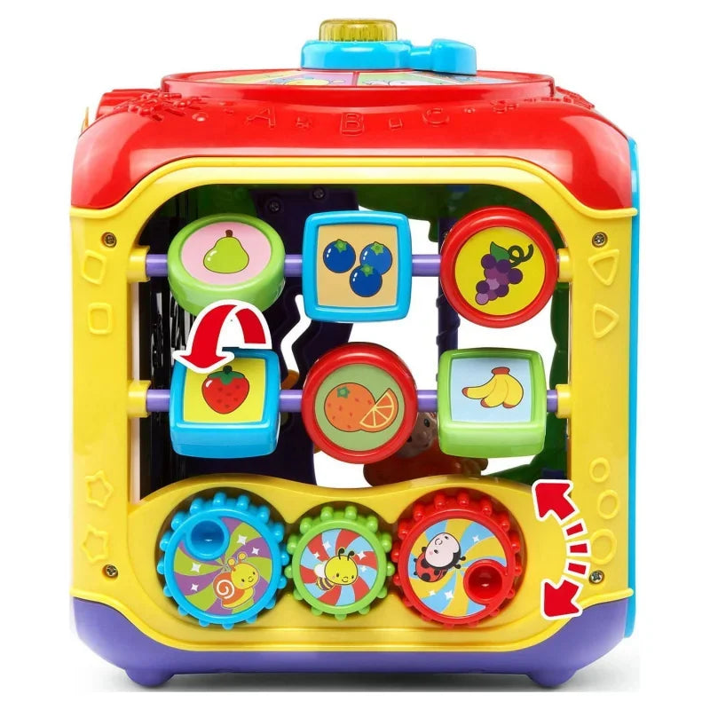 Sort and Discover Activity Cube, Learning Toy for Baby Toddler