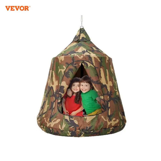 VEVOR Hanging Tree Tent 330lbs  Swing w/LED Lights