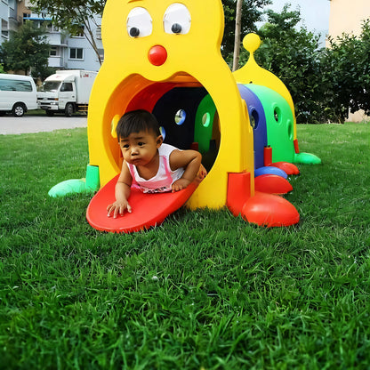 Caterpillar Tunnel for Kids, Outdoor Indoor Climb and Crawl Through,