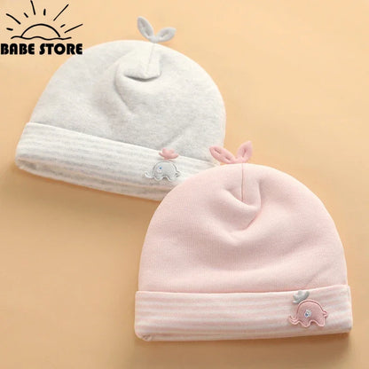 Baby Hats Newborn Beanie Winter Warm Thicker Cotton Soft Elastic