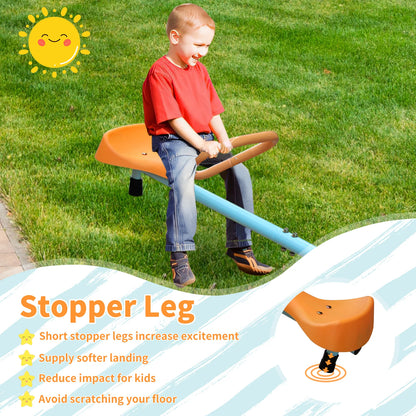 Outdoor Kids Spinning Seesaw Sit