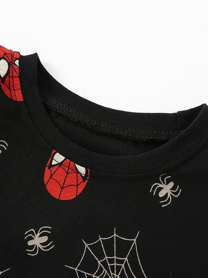 Children Spiderman Clothing Suit