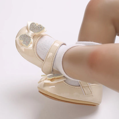 Fashionable And Cute Butterfly Solid Color Baby Girl Sandals