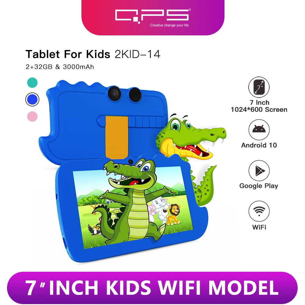 7 inch Kids Tablet Children Pre-Installed Educational APP Android