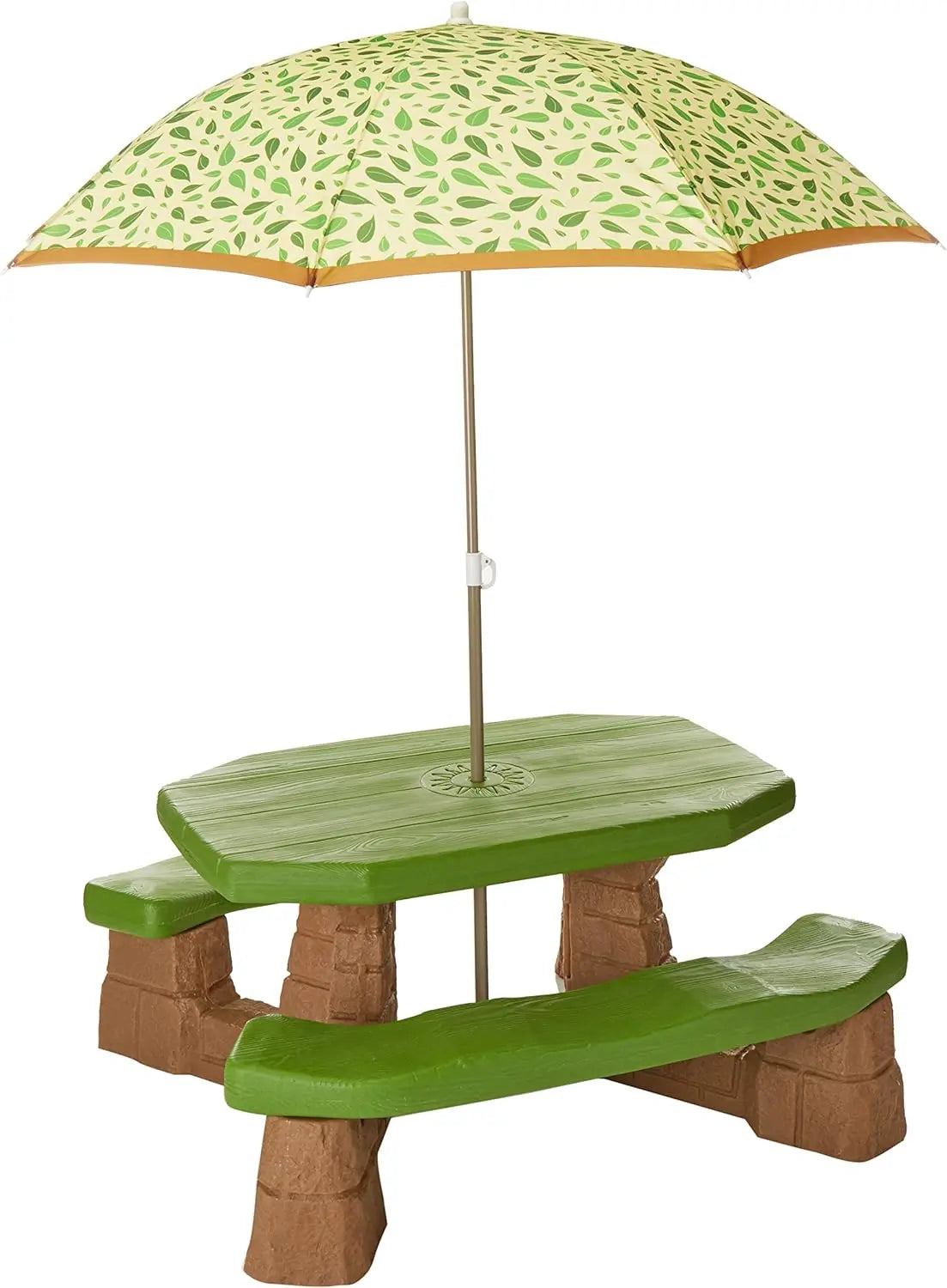 Kids Picnic Table With Umbrella