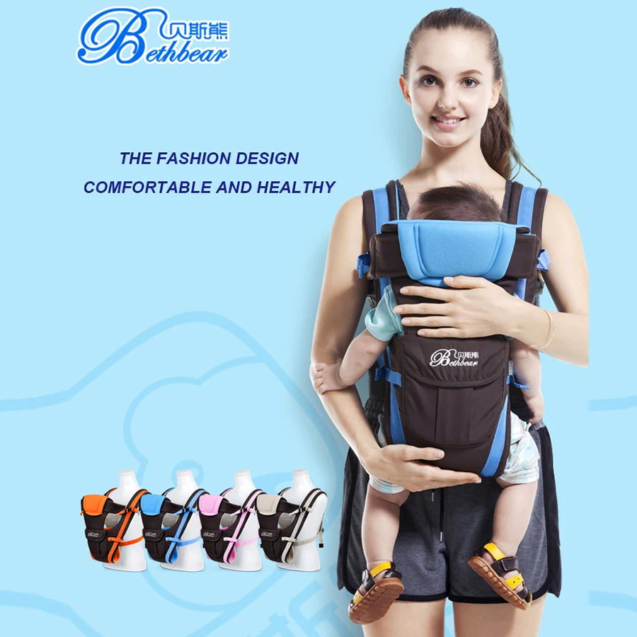 Infant Sling Backpack Carrier Front Carry 4 in 1