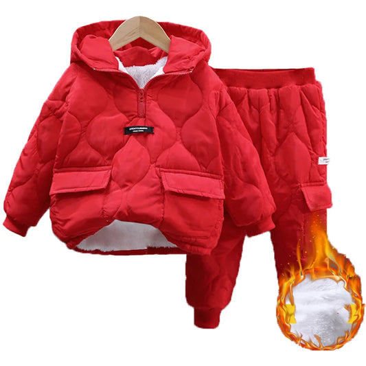 Winter Girls Boys Clothing Sets 2-10 Years