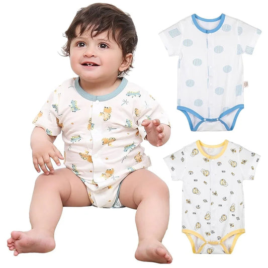 3PCS Newborn Baby Bodysuit Cotton