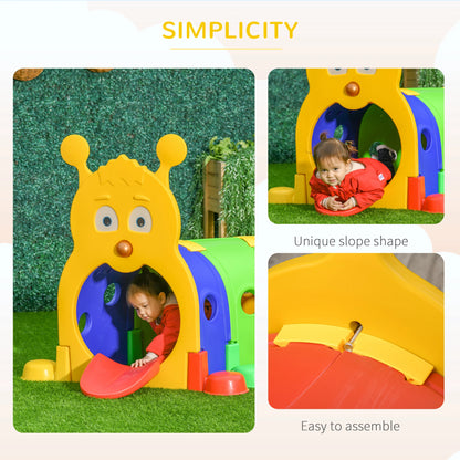 Caterpillar Tunnel for Kids, Outdoor Indoor Climb and Crawl Through,