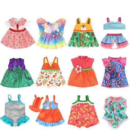 12Pcs Baby Doll Clothes  Jumpsuit Swimsuit Handmade