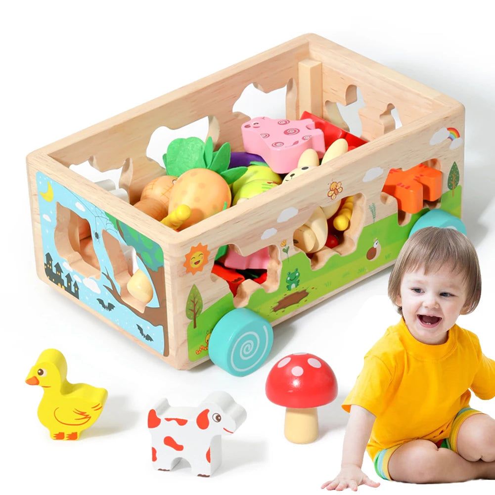 Skills Game Wooden Toys for Toddlers