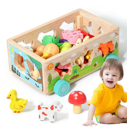 Skills Game Wooden Toys for Toddlers