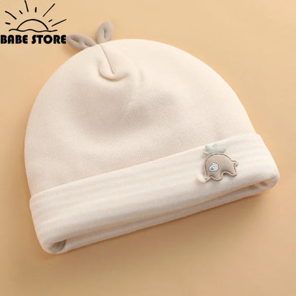 Baby Hats Newborn Beanie Winter Warm Thicker Cotton Soft Elastic