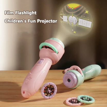 Baby Projector Torch Children Luminous Toys 80 Patterns Cartoon