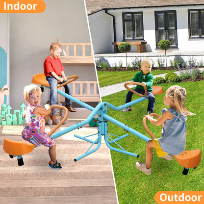 Outdoor Kids Spinning Seesaw Sit