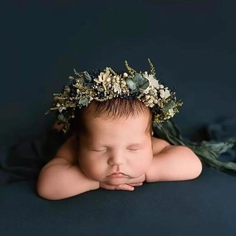 Newborn Baby Photography Props Simulation Flower Headband Infant