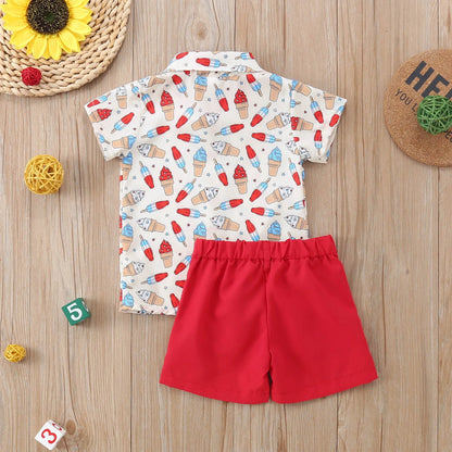 Boy Toddler Short Sleeve 3-6 Months