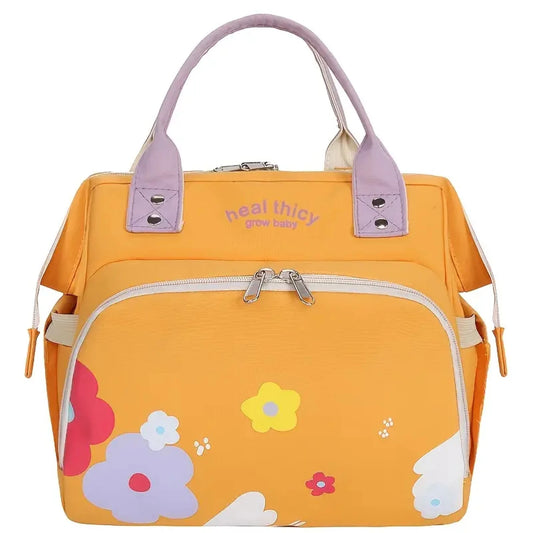 Floral Design Insulated Baby Bag, Baby Bottle Food Insulated Bag,