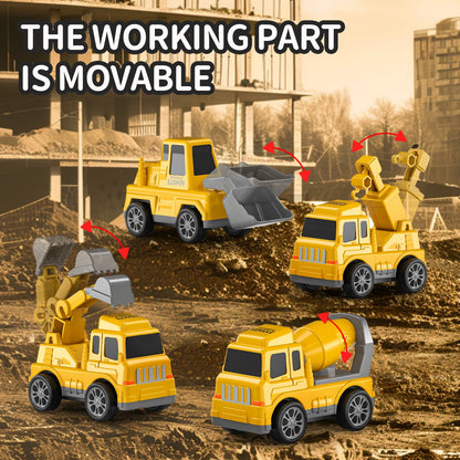 5 In 1 Construction Vehicles Toy